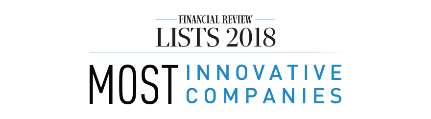 Australian Financial Review Lists 2018 - Most Innovative Companies