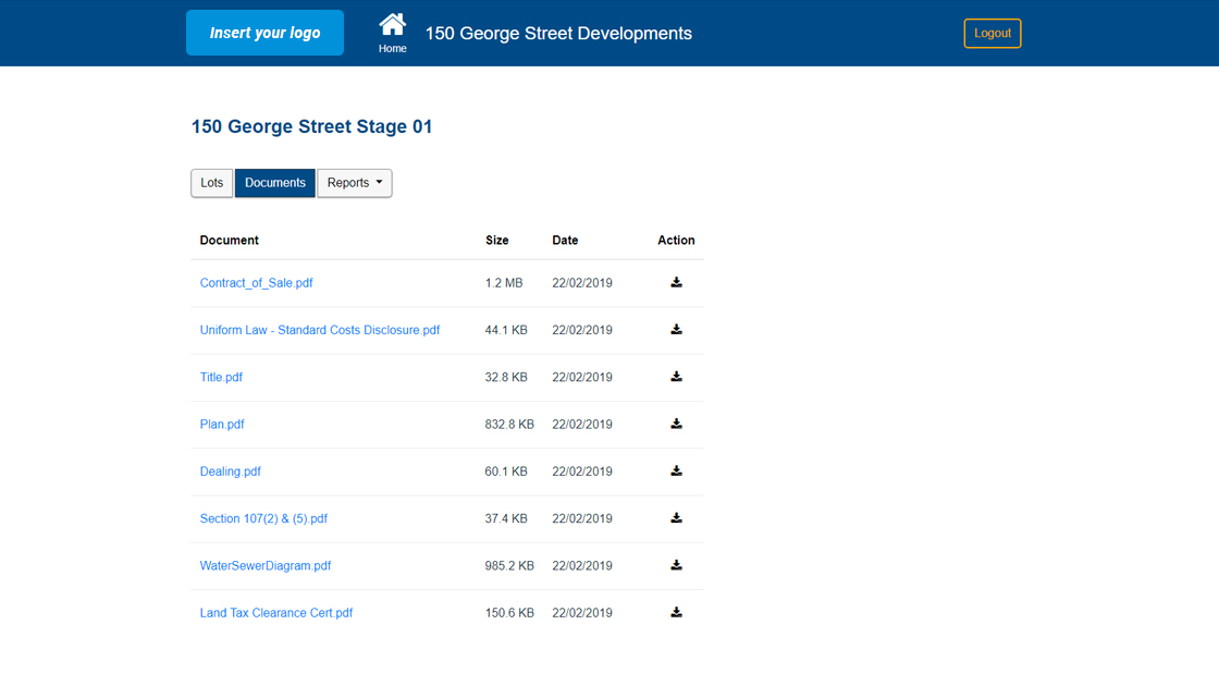 Streamlined eContract and Document deliverySolicitors can publish documents to the Projects Portal from Matter Centre so that developers have access to all the important documents relevant to their project from a central hub.